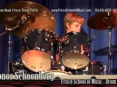 Drum Lessons - Frisco School of Music - Conor Schoenberg