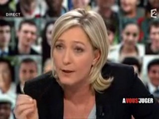 Marine Le Pen : Le FN n'est pas un parti d'extreme droite
