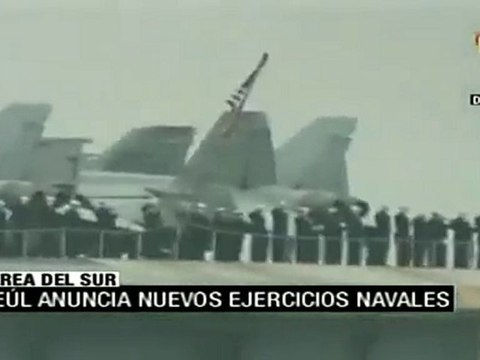 Sudcorea anuncia nuevos ejercicios militares en zona de conf