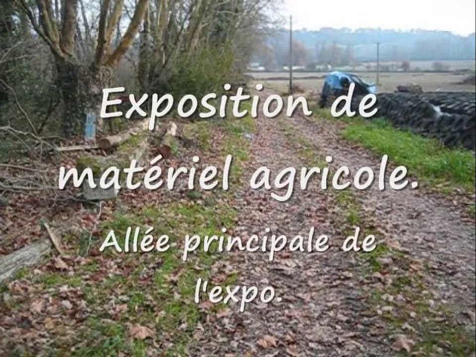 Exposition de matériels agricoles