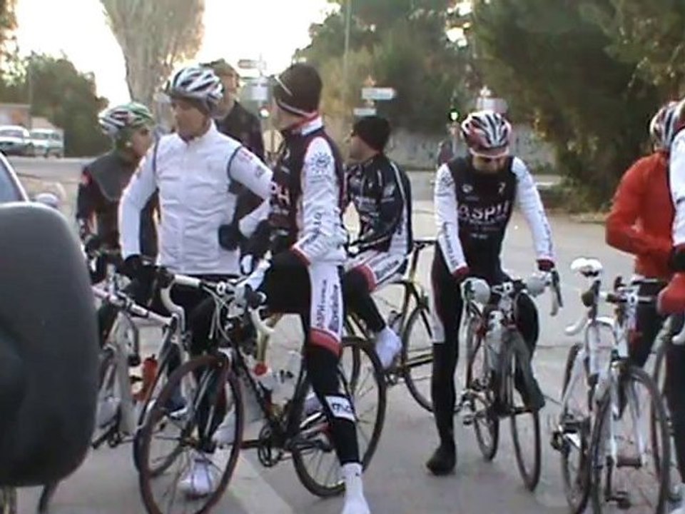 Rassemblement avant le depart