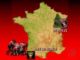 annonce match Oyonnax -  Mont de Marsan