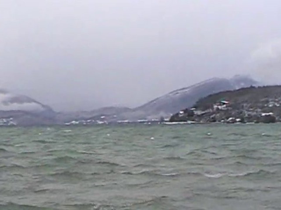 Le lac d'Annecy le Samedi 27 Novembre 2010