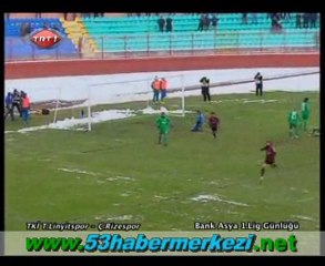 TKİ Tavşanlı Linyitspor: 2 - Çaykur Rizespor: 0
