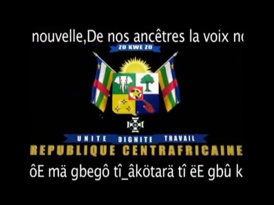 Centrafrique Musique - Hymne Nationale Centrafricain