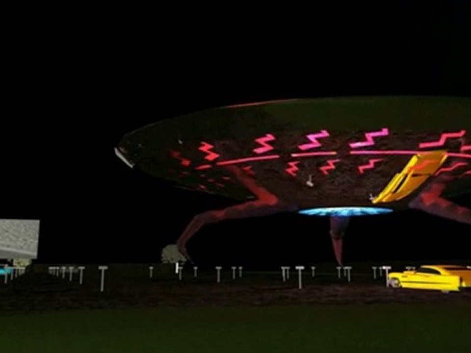Drive In Encounter -UFO Attack