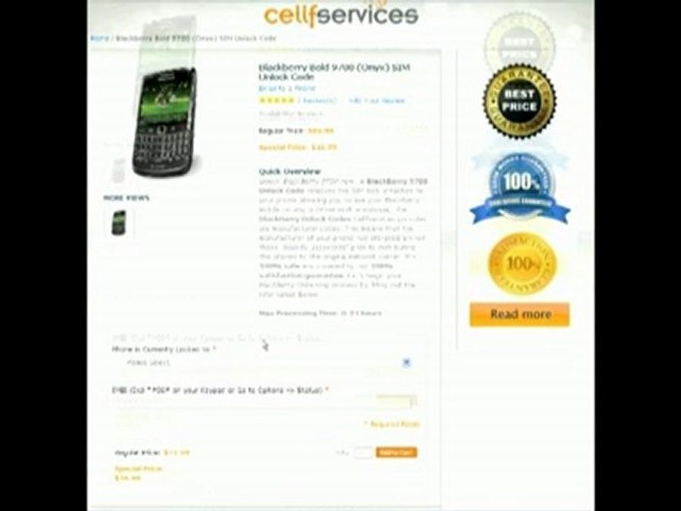 How to Unlock a BlackBerry Bold 9780 (T-mobile AT&T Rogers)