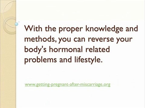 Getting Pregnant After A Miscarriage