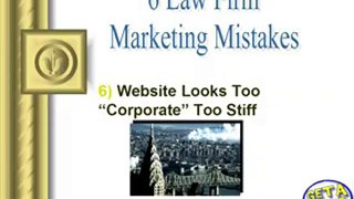 6 Law Firm Mistakes Make And How To Avoid Them!