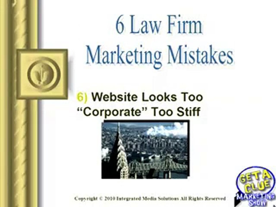 6 Law Firm Mistakes Make And How To Avoid Them!