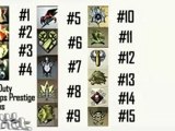 CoD Black Ops: ALL 15 Prestige Emblems and Awards!