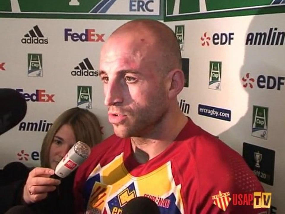 Les réactions d'après match USAP LEICESTER Déc 2010