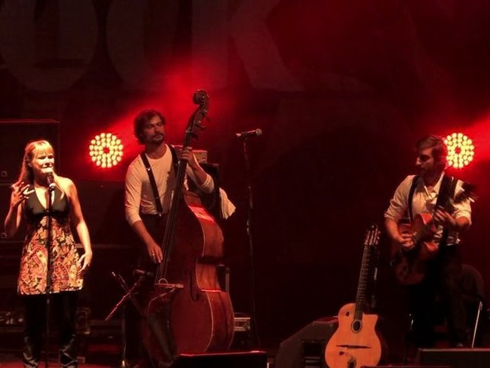 Agnès Bihl à la Fête de l'Huma