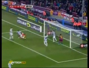 Epic miss Dani Alves  Barcelona vs Real Sociedad