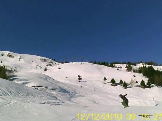 Il Mosè sulle nevi di Maniva - snowboarder in action