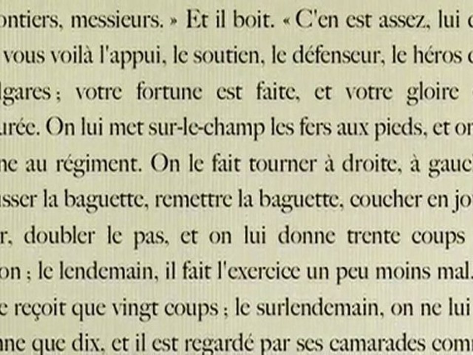 Candide, de Voltaire, Chapitre 2