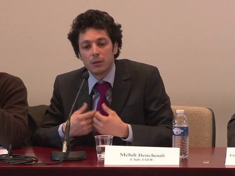 M.BENCHOUFI (Club JADE) l 1er Forum des think tanks