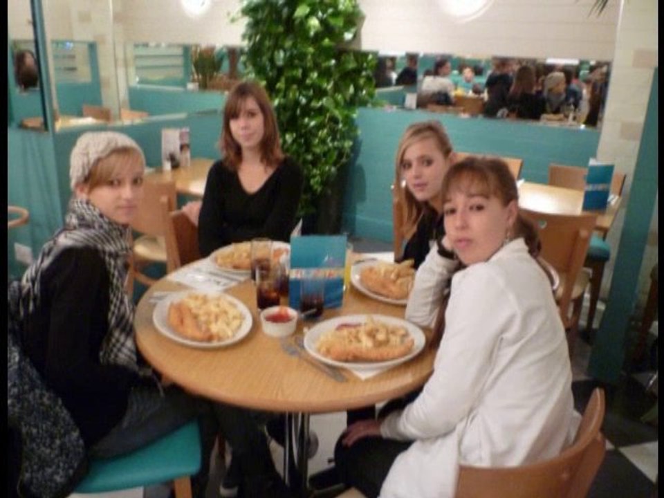 montage photos du séjour à Londres