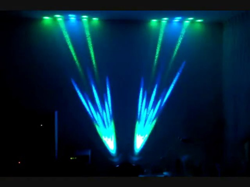 American Dj Dual Gem LED @ Wall