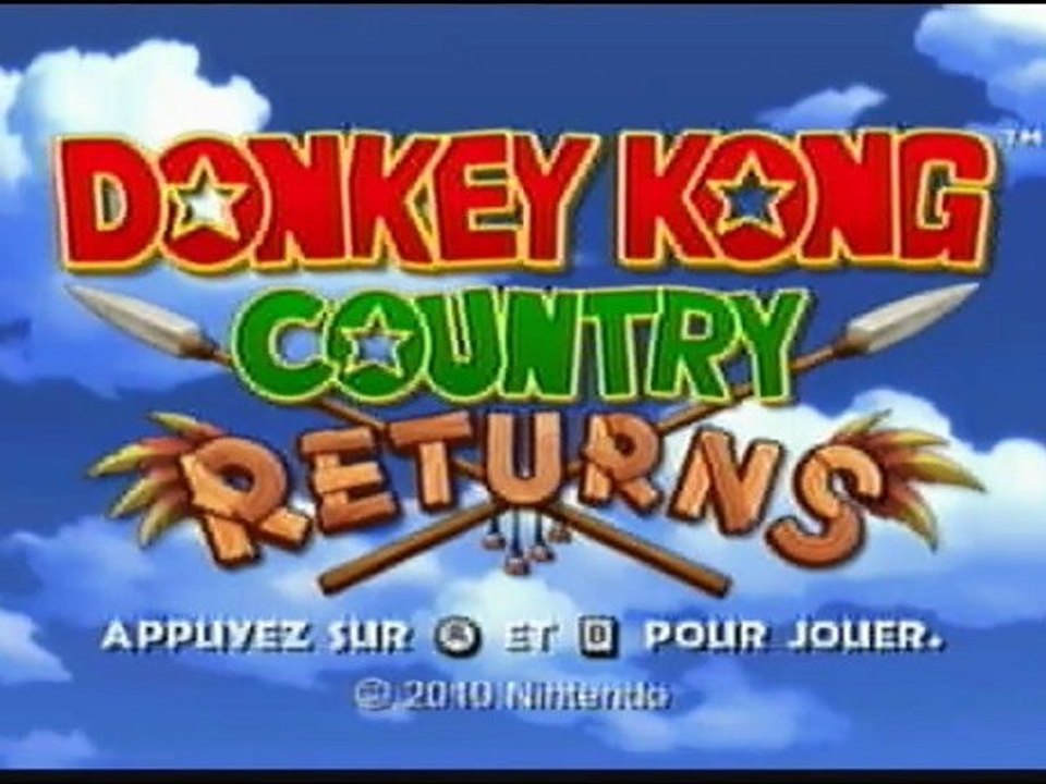 Donkey Kong Country Returns sur Wii !
