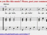 Jingle Bells voice and piano Sheet Music - Video Score