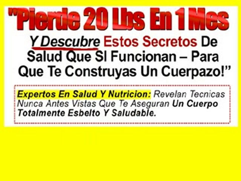 Como bajar de peso rapido,[adelgazar y perder peso rapidamen