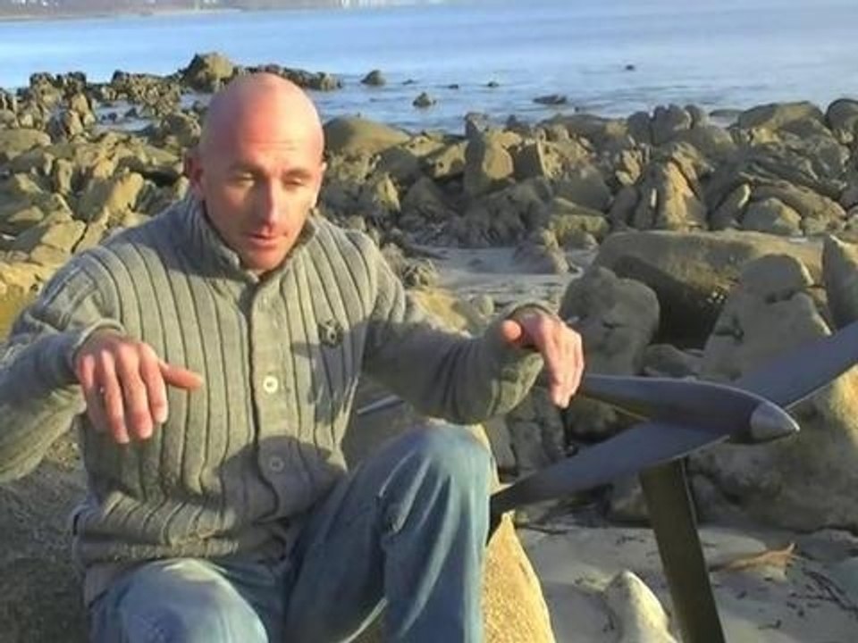 Windsurfing foil in action !