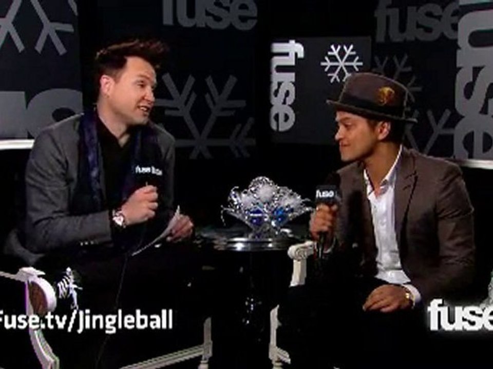 Bruno Mars interview before Z100's Jingle Ball 2010