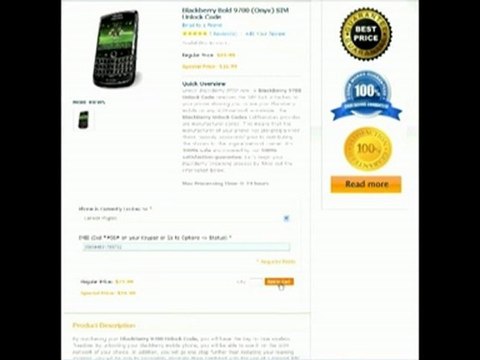 How to Unlock a BlackBerry Curve 9300 3G ATT T-mobile Rogers