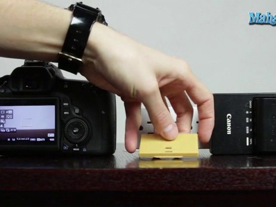 How to Charge/Install the Battery on a Canon 60D