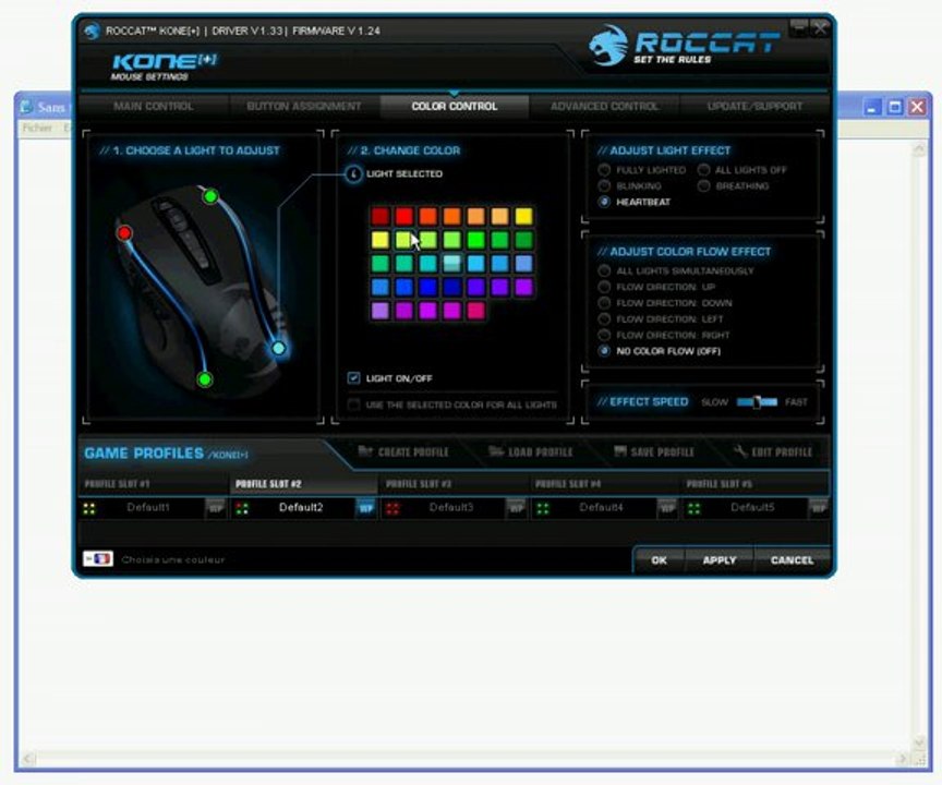 Atomes Crochus - Interface souris ROCCAT Kone+