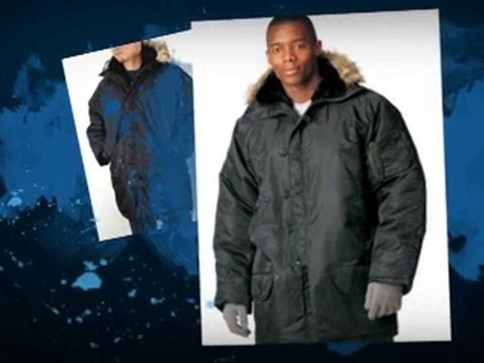 ROTHCO Black Winter N-3B Jacket