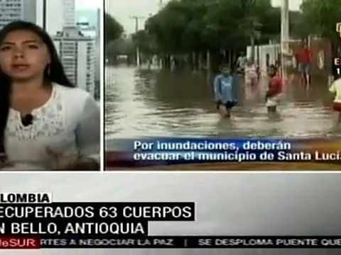 Sigue búsqueda de víctimas en Bello; rescatados 65 cadáveres