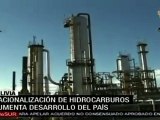 Bolivia: nacionalización de hidrocarburos aumenta desarrollo del país