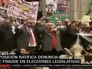 Oposición denuncia fraude electoral en Egipto