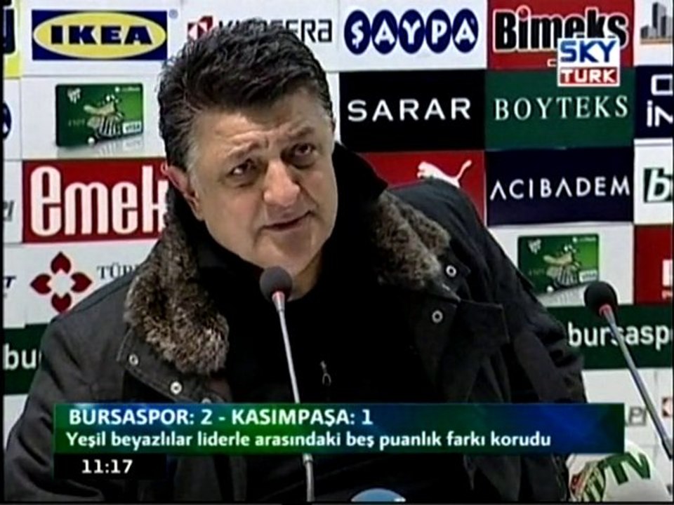 Bursaspor: 2 Kasımpaşa: 1