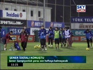 Şener İddialı Konuştu