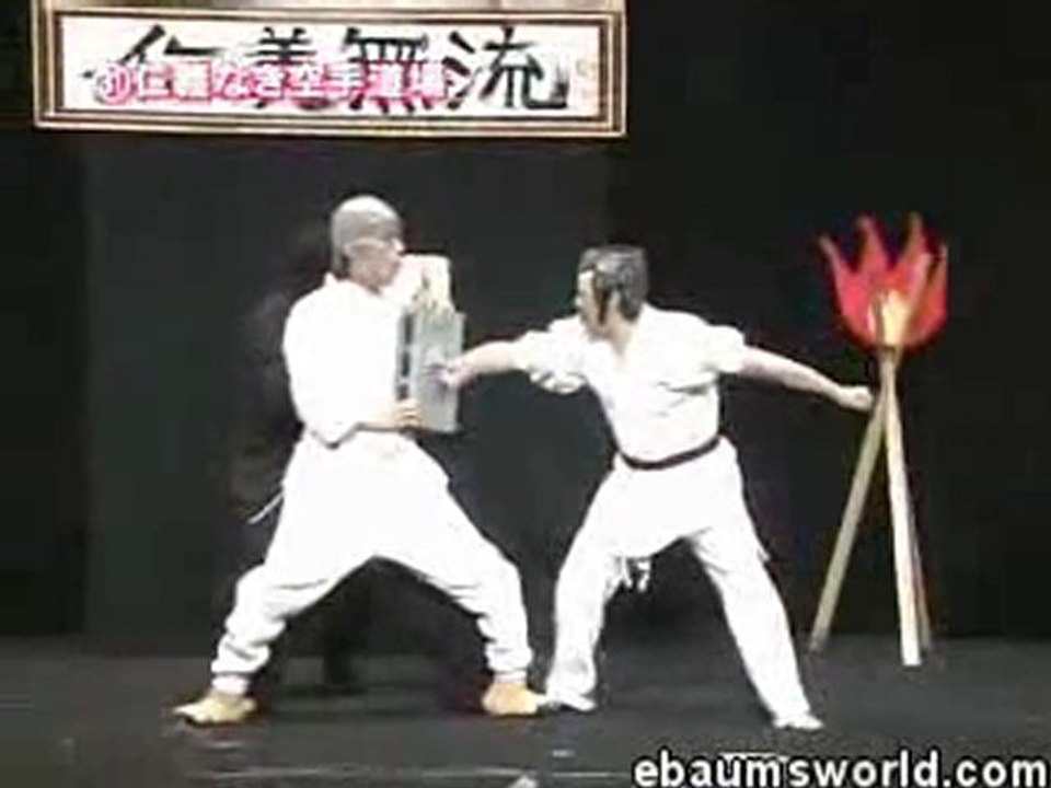 Funny karate master