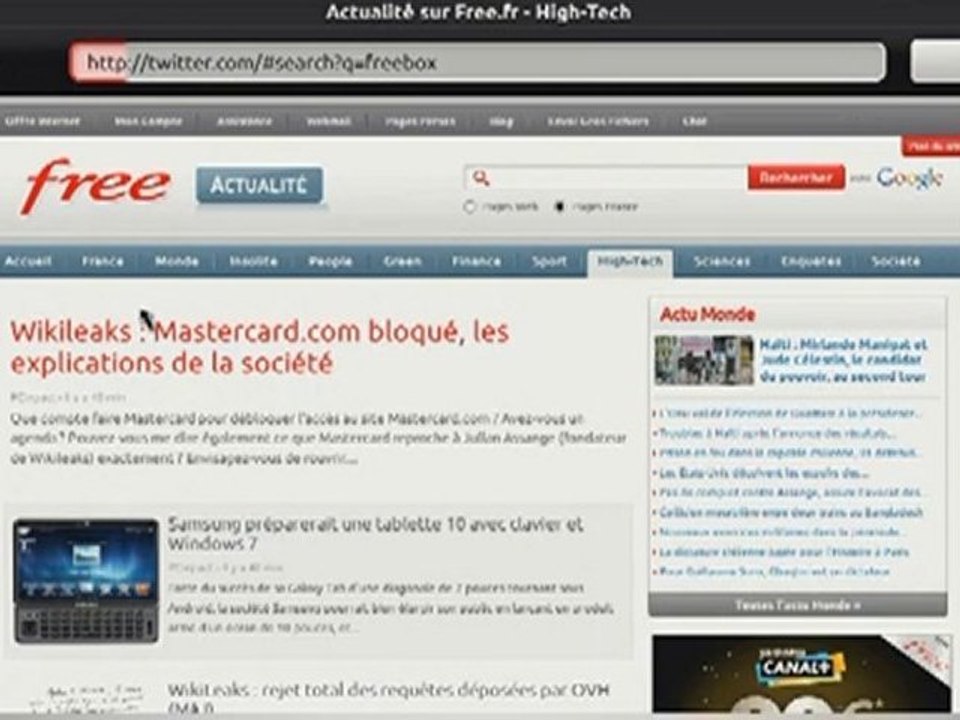 Freebox v6 - TV connectée