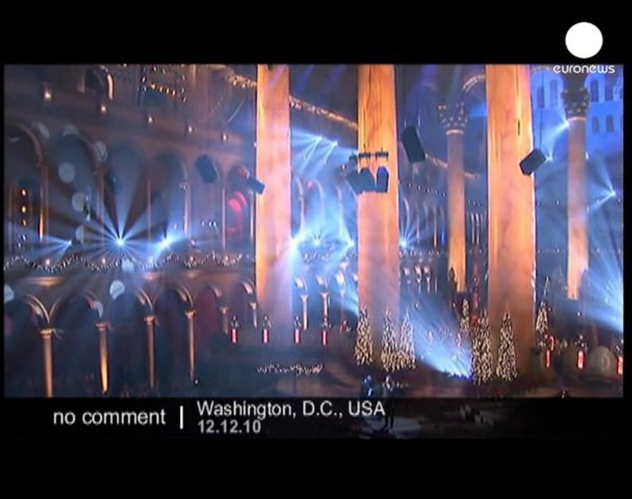 First Christmas celebrations in Washington - no comment