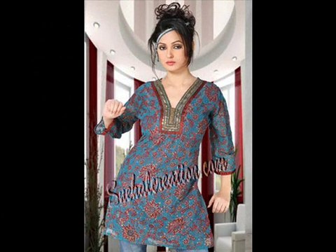 Designer Indian Kurtis, Tunics and cotton kurtas for Women