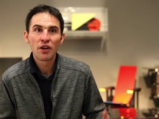 Gerrit Rietveld - Chaise rouge-bleu