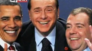 Emeutes à Romes : Manifestations anti-Berlusconi