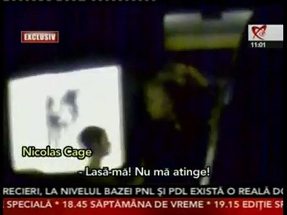 Nicolas Cage face scandal in centrul Bucurestiului