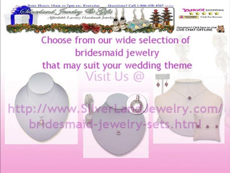 Unique Bridesmaid Jewelry