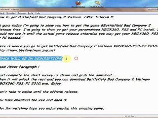 Cracked Battlefield Bad Company 2 Vietnam for FREE