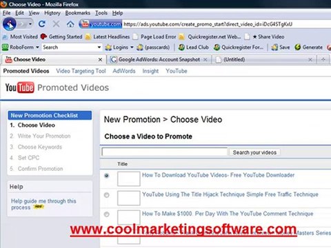 YouTube Promoted Videos How To Put A Clickable Link In Your