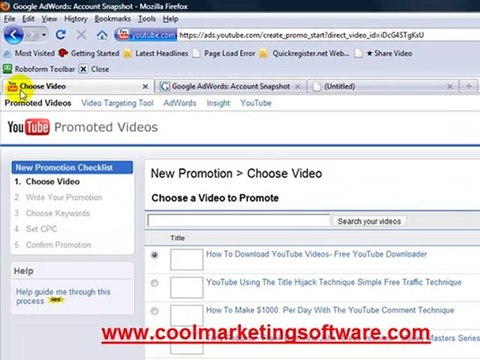 YouTube Promoted Videos How To Put A Clickable Link In Your