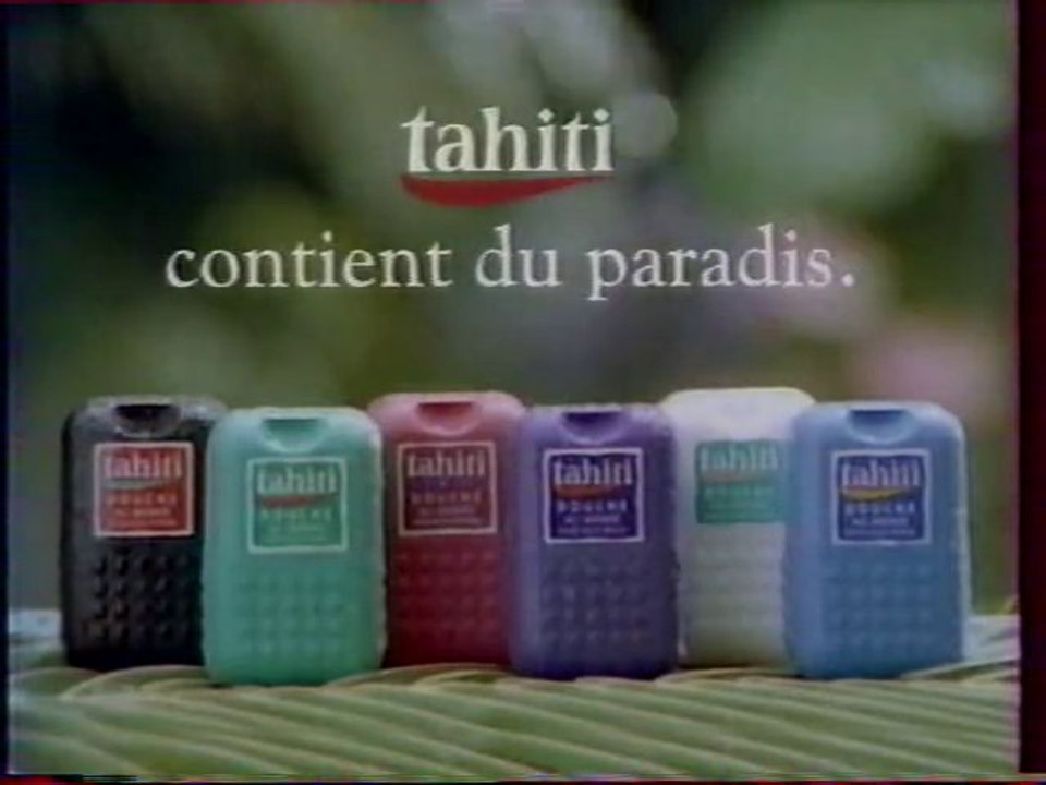 Publicité Tahiti Douche 1992