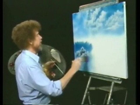 ChrisArt Lezioni di pittura con Bob Ross.. Lezione 1 Cielo